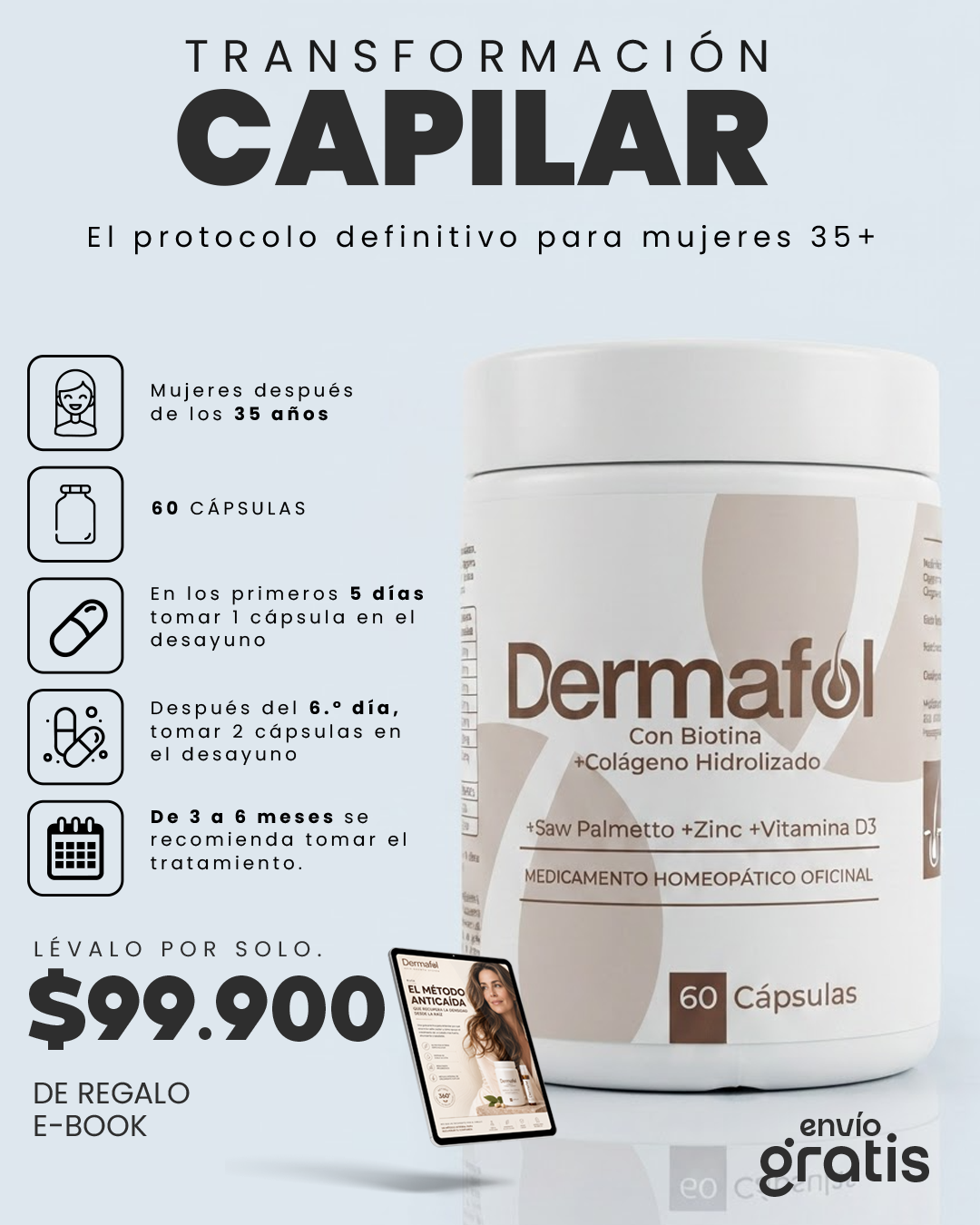 Suplemento interno anticaída Dermafol