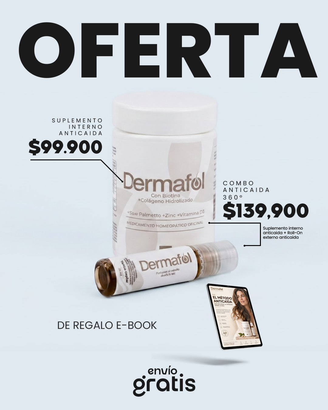 Suplemento interno anticaída Dermafol